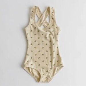 ARQ Cotton Bodysuit in Calico